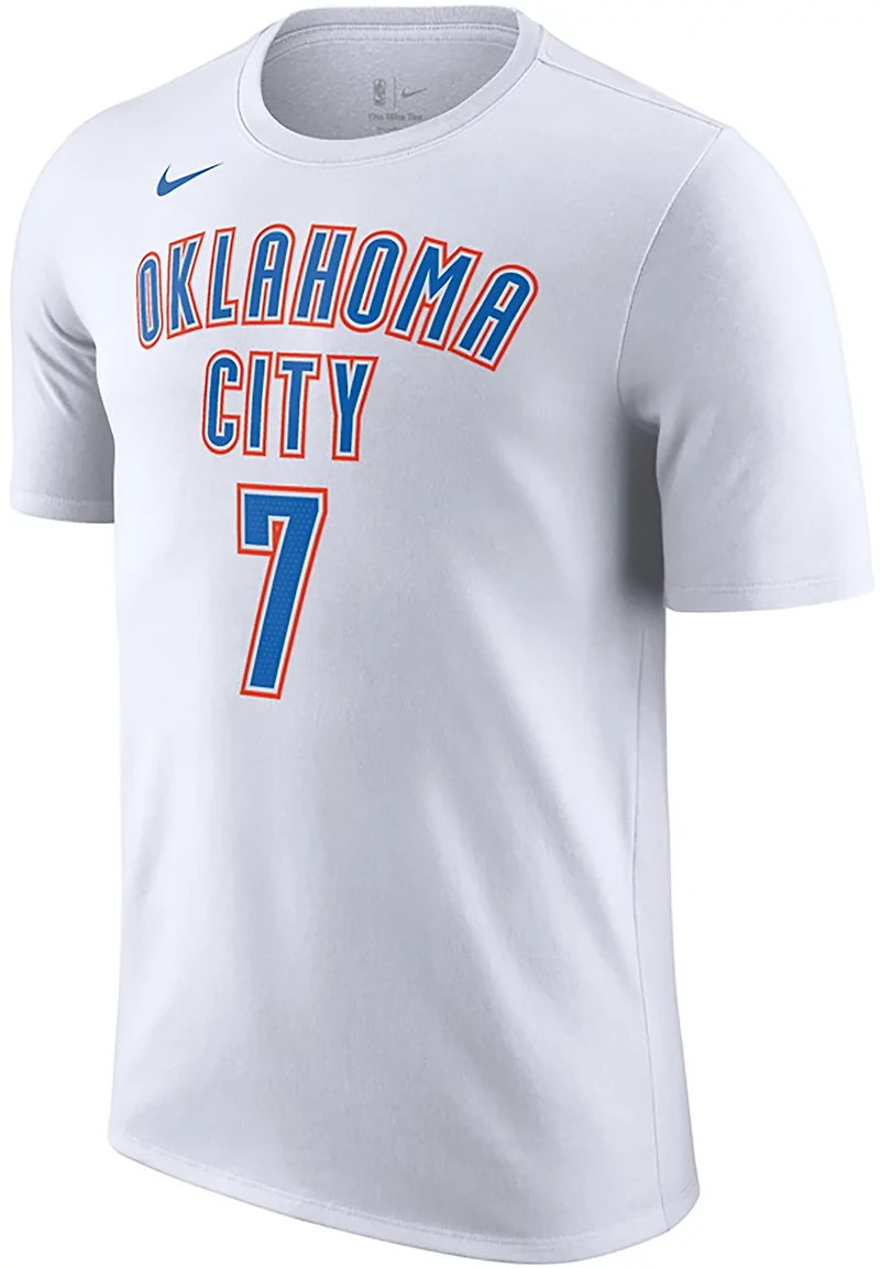 Nike Chet Holmgren Oklahoma City Thunder Icon Edition Name  Number T-Shirt