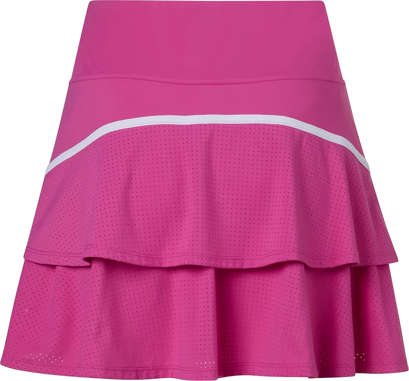 BCG Women's Tennis Layered Dye Cut Skort