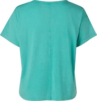 BCG Women's Plus Lifestyle Short Sleeve Comet Wash T-Shirt