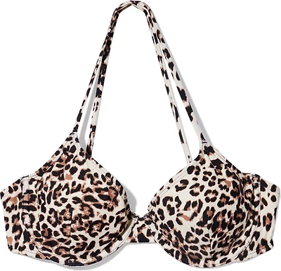 O'Rageous Juniors' Cheetah X-Back Underwire Swim Top