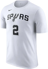 Nike Men's San Antonio Spurs Dylan Harper Essential Name and Number Short Sleeve T-shirt