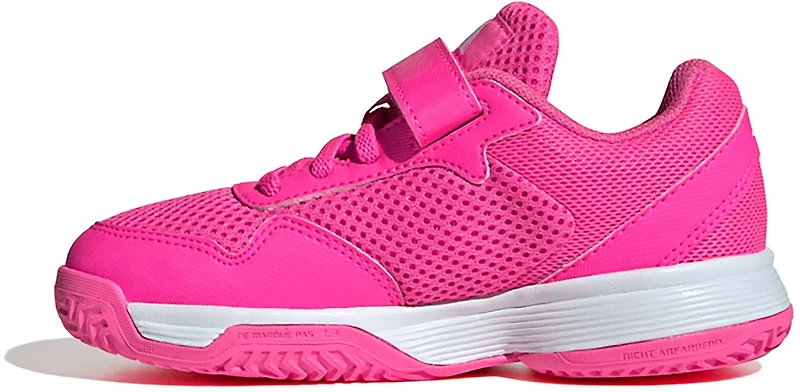 adidas Kids' Courtflash Hook-and-Loop Tennis Shoes