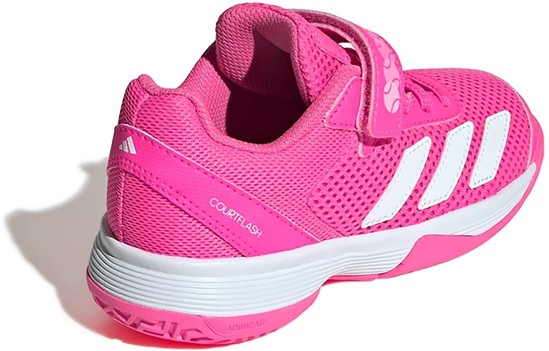 adidas Kids' Courtflash Hook-and-Loop Tennis Shoes