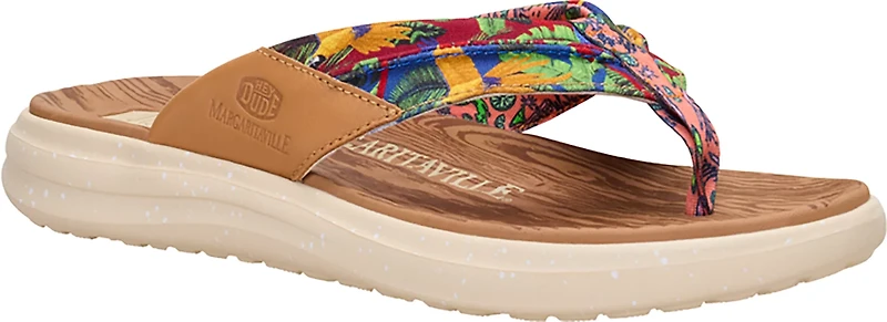 HEYDUDE Men's Finn Flip Margaritaville Flip Flops