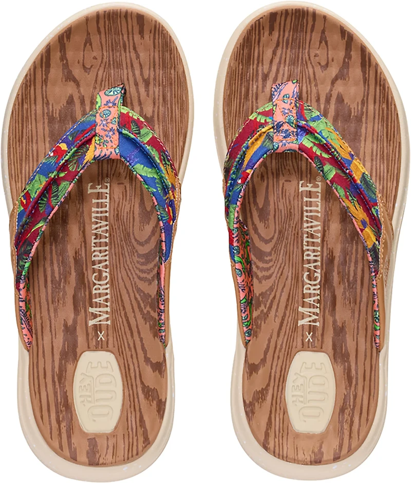 HEYDUDE Men's Finn Flip Margaritaville Flip Flops