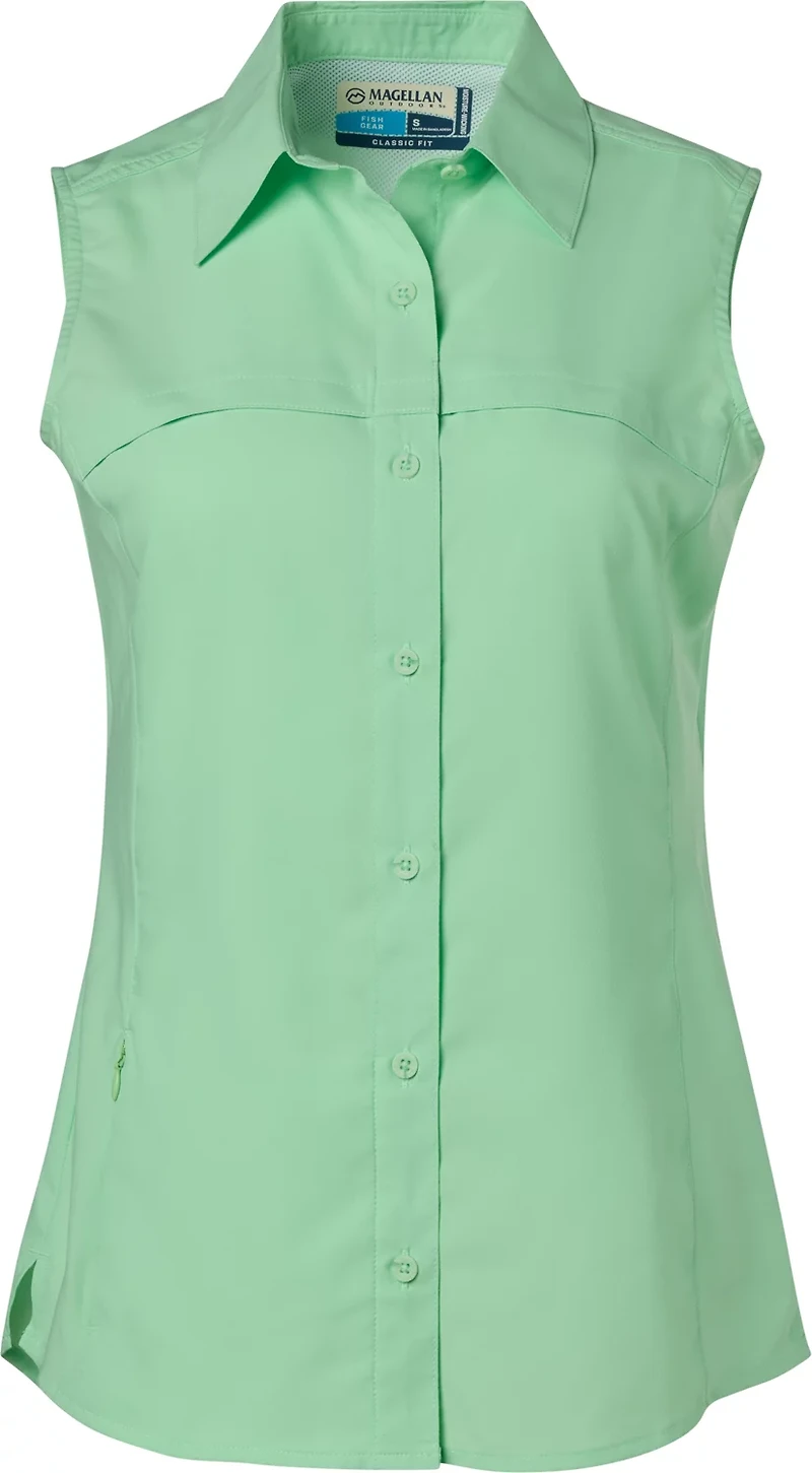 Magellan Outdoors Women's Overcast Sleeveless Fishing Shirt