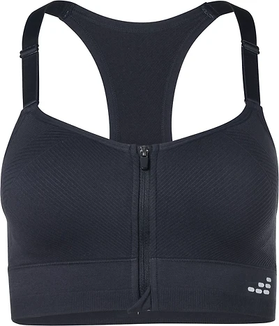 BCG Women's Mid Seamless Molded Zip Front Bra