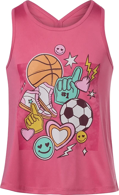 BCG Girls' Training Turbo Super Short Tank Top