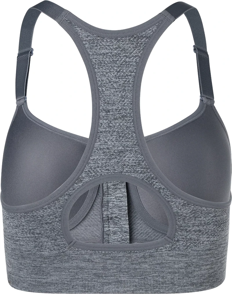 BCG Women's Mid Seamless Molded Zip Front Bra