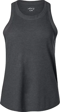 BCG Women's Sign Curve Hem High Neck Tank Top