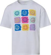 BCG Girls Boxy Happy Smiles T-shirt
