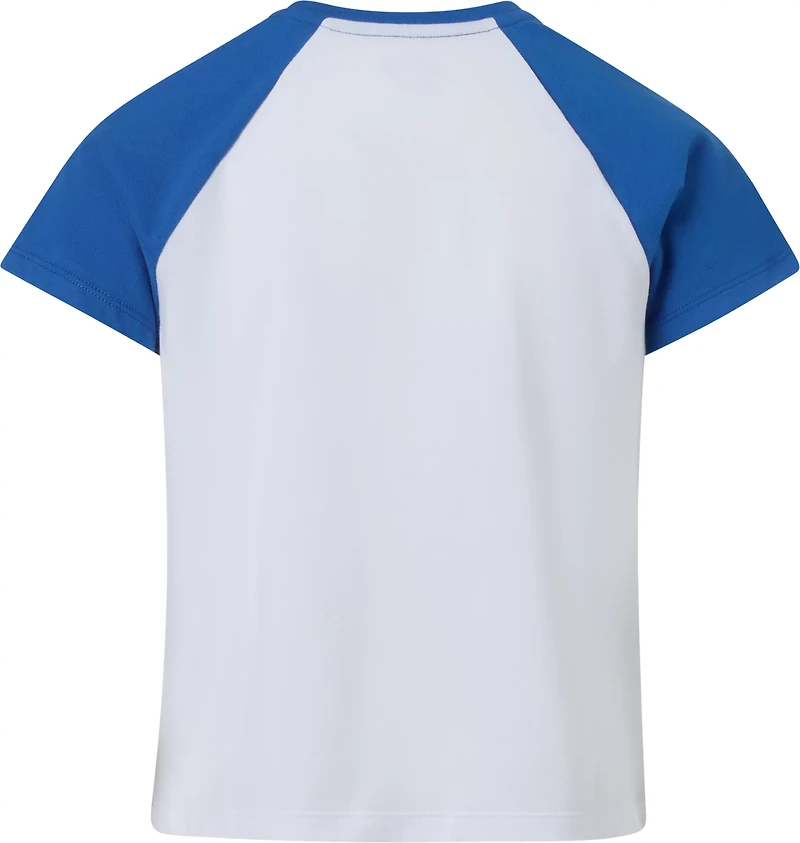 BCG Girls' Lifestyle Cotton Raglan Varsity T-Shirt