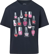 BCG Girls' Lifestyle Cotton Boxy Polish T-shirt