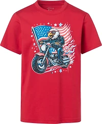BCG Boys’ American Eagle Cotton GFX Short-Sleeve T-Shirt