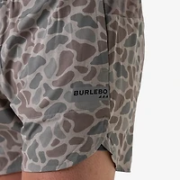 BURLEBO Men's Classic Deer Camo Training Shorts 5.5