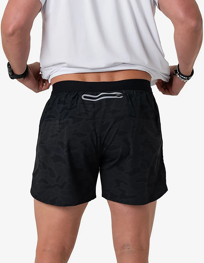 BURLEBO Men's Classic Deer Camo Training Shorts 5.5