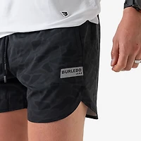 BURLEBO Men's Classic Deer Camo Training Shorts 5.5