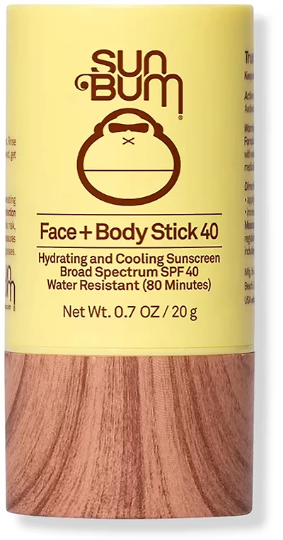 Sun Bum SPF 40 Original Face and Body Stick