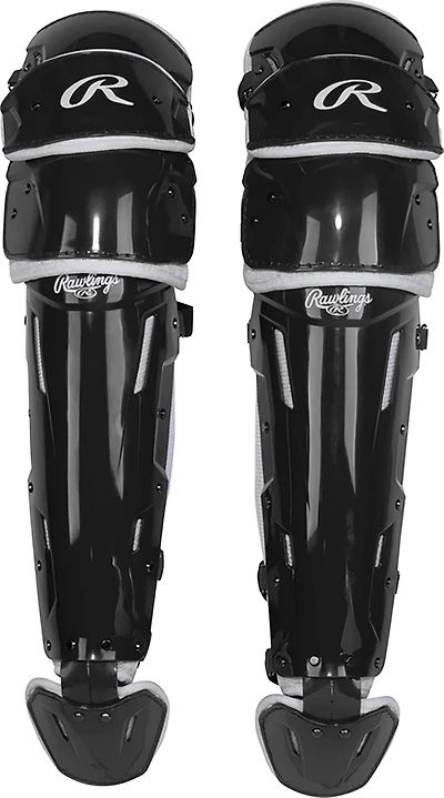 Rawlings Adults' Mach Pro Series Adjustable Fit Catcher's Leg Guards