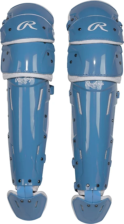 Rawlings Adults' Mach Pro Series Adjustable Fit Catcher's Leg Guards