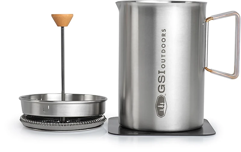 GSI Outdoors Glacier Stainless 40 oz. Stovetop Javapress