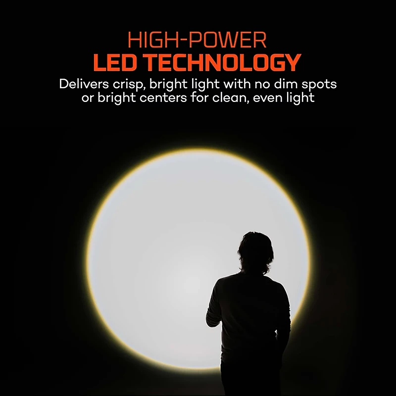 NEBO 1500 Lumen Rechargeable LED Flashlight 2-pack