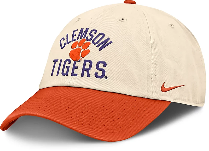 Nike Men's Clemson University Club Primetime Slogan Cap