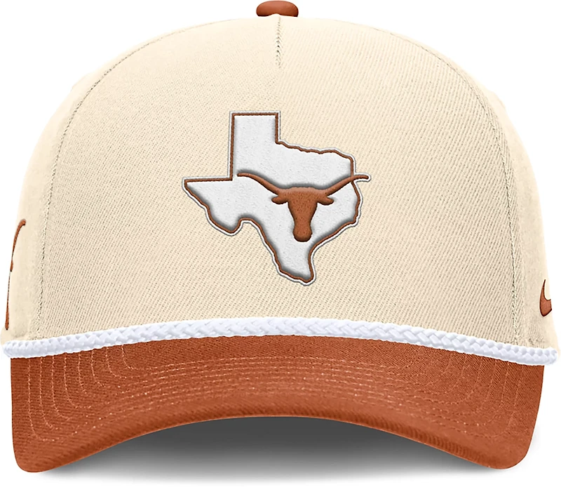 Nike Men's University of Texas Rise Primetime Rope Cap