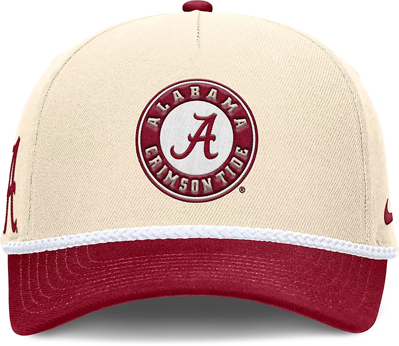 Nike Men's University of Alabama Rise Primetime Rope Cap