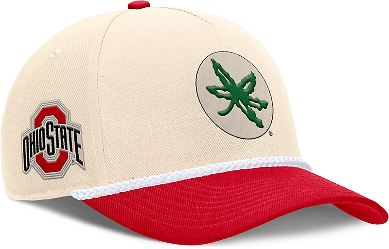 Nike Men's Ohio State University Rise Primetime Rope Cap