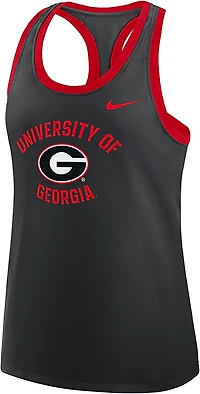 Nike Women's University of Georgia School Arch Racerback Tank Top