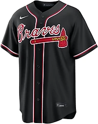 Nike Men's Atlanta Braves Carbon Replica Jersey