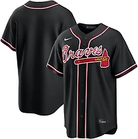 Nike Men's Atlanta Braves Carbon Replica Jersey