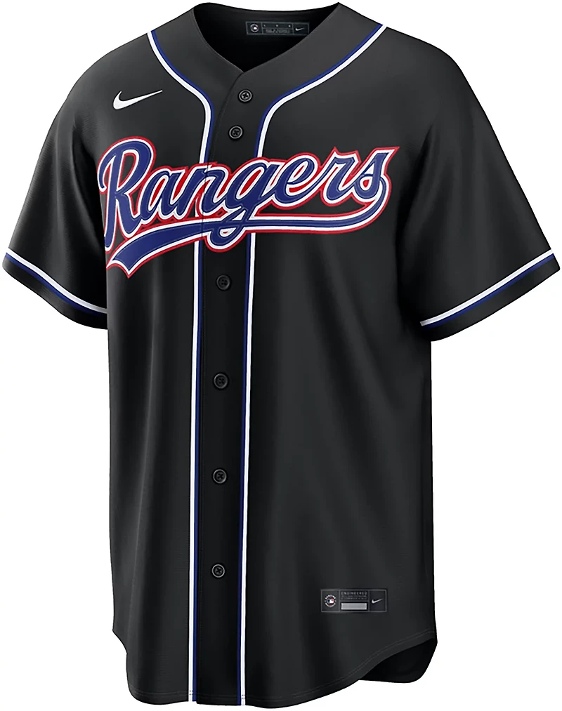 Nike Men's Texas Rangers Carbon Replica Jersey