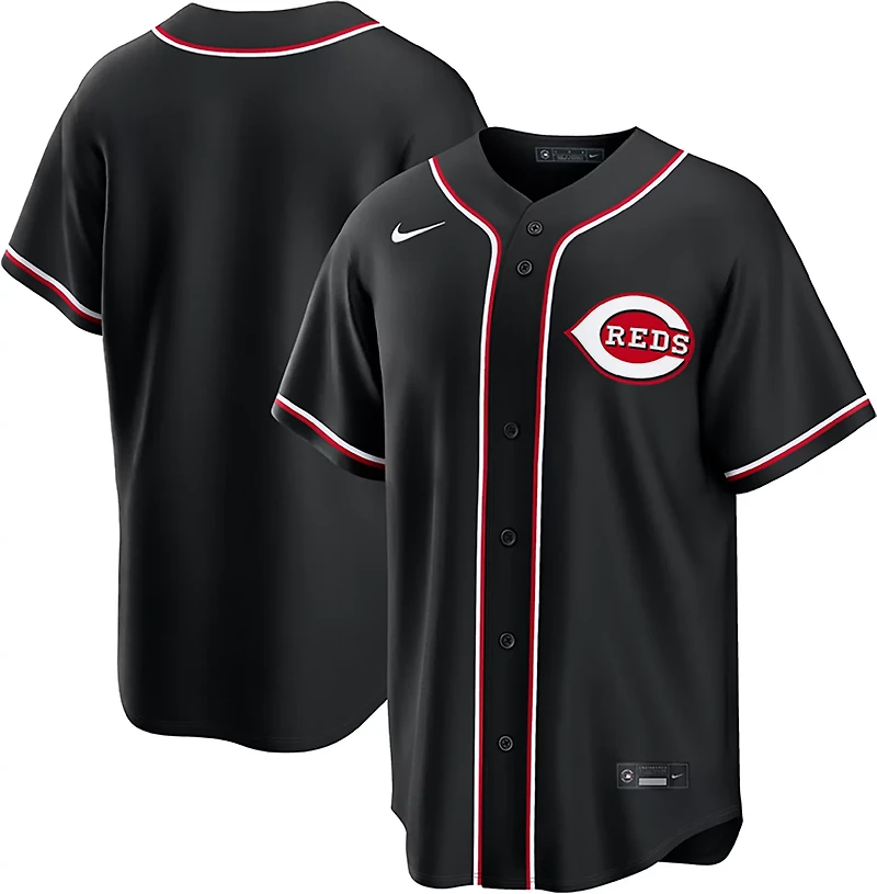 Nike Men's Cincinnati Reds Carbon Replica Jersey