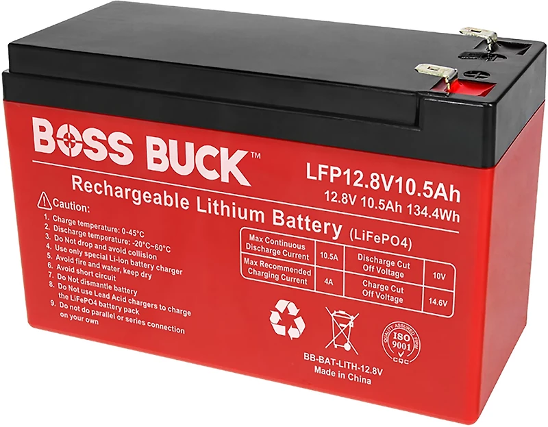 Boss Buck 12V 10.5 mAh Lithium Battery