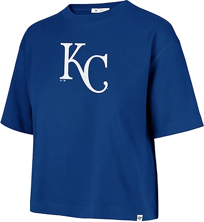 '47 Kansas City Royals Women's Back Out Foundation Crop Graphic T-shirt