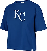 '47 Kansas City Royals Women's Back Out Foundation Crop Graphic T-shirt