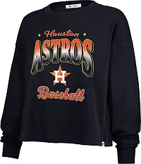 '47 Houston Astros Women's Vibe Check Sydney Long Sleeve Graphic T-shirt