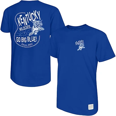 Retro Brand Men's University of Kentucky Checkered Mascot Loop DS T-shirt