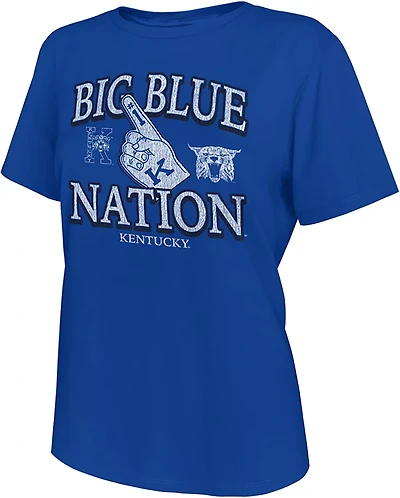 Retro Brand Women's University of Kentucky Foam Finger Boxy T-shirt