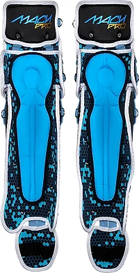 Rawlings Kids' Mach Pro Series Adjustable Fit Catcher's Leg Guards