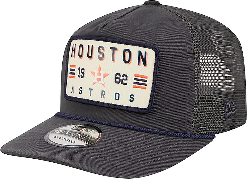 New Era Men's Houston Astros Washed 19TWENTY Rope Golfer Cap