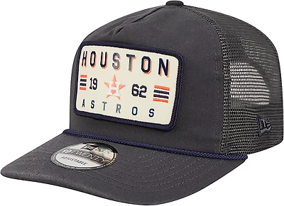 New Era Men's Houston Astros Washed 19TWENTY Rope Golfer Cap