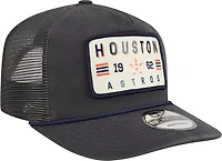 New Era Men's Houston Astros Washed 19TWENTY Rope Golfer Cap