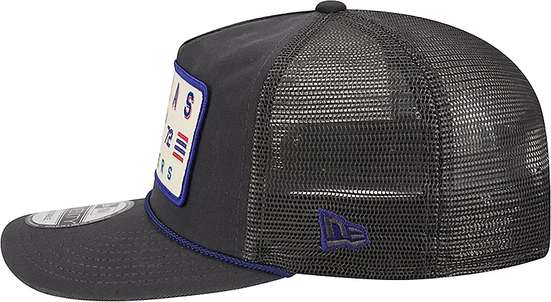 New Era Men's Texas Rangers Washed 19TWENTY Rope Golfer Cap