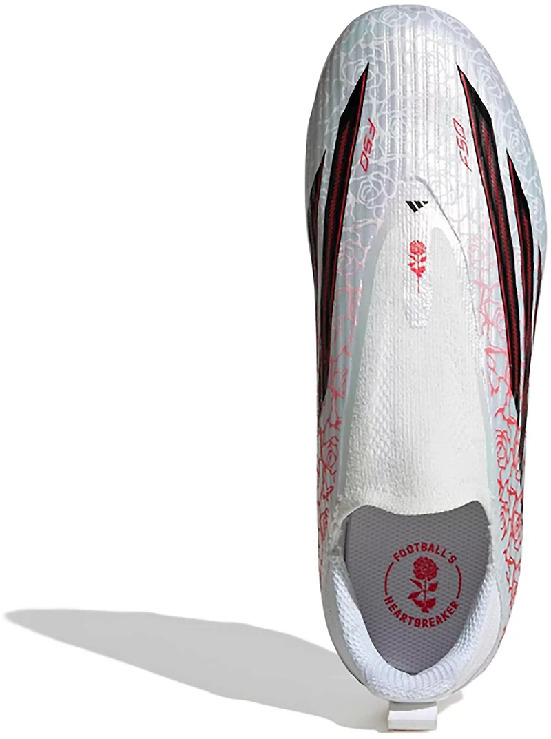 adidas Kids' F50 League Laceless Firm Ground/Multi-Ground Soccer Cleats