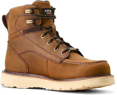 Ariat Men's Rebar Wedge Moc Toe Waterproof Work Boots
