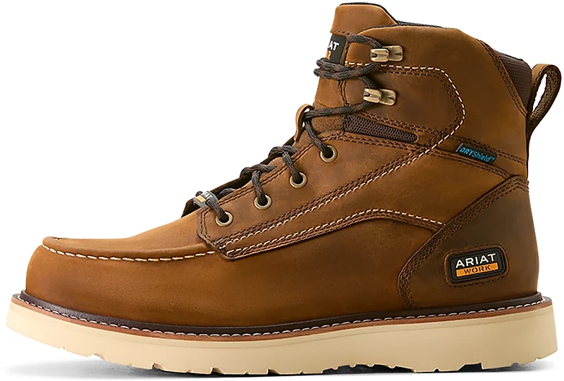 Ariat Men's Rebar Wedge Moc Toe Waterproof Work Boots