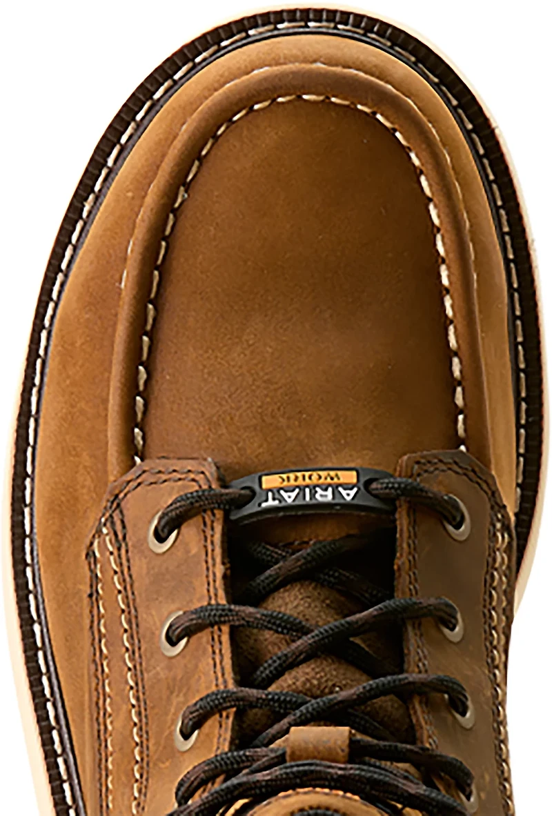 Ariat Men's Rebar Wedge Moc Toe Waterproof Work Boots